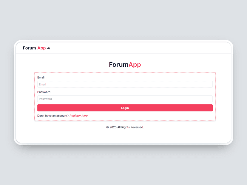Projects.Forum App.title